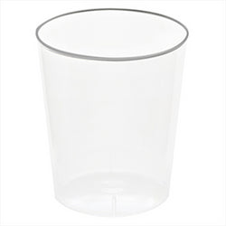 Verres injectés liqueur 20 ml ø 3,7x4,2 cm transparent plastique ps - carton de 2700 unités