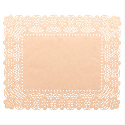 DENTELLES RECTANGULAIRES 40 G/M2 50x40 CM NATUREL KRAFT - vendu par 250 unités (Prix unitaire = 0,096 euros)