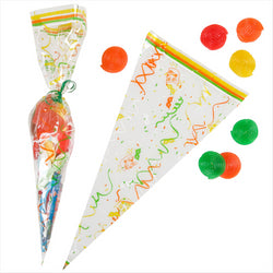 TRIANGLE FRIANDISES 47 G/M2 25µ 20x39,5 CM TRANSPARENT PLASTIQUE PP - vendu par 100 unités (Prix unitaire = 0,075 euros)