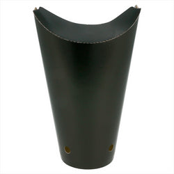 GOBELETS À FRITES AVEC FERMETURE 22 OZ - 660 ML 220 + 18 PE G/M2 8,5x18 CM NOIR CARTON - vendu par 50 unités (Prix unitaire = 0,121 euros)