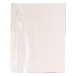 6 U. POCHETTES POUR PORTE-MENUS DIN-A4 30,4x23,3 CM TRANSPARENT PVC - vendu par 1 unités (Prix unitaire = 4 euros)