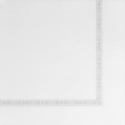 Serv. ecolabel avec liseré "plus" 'Ouate gaufrée (Double point)' 18g/m² 39x39cm blanc ouate - carton de 1200