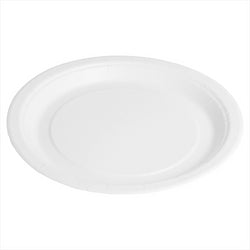 ASSIETTES RONDES BIODEGRADABLE 202 G/M2 Ø 18 CM BLANC CARTON - vendu par 800 unités (Prix unitaire = 0,059 euros)