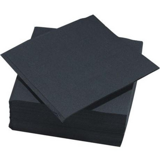 Serviettes pure ouate microgaufrées 2 points noires 38x38 - vendu par 1440