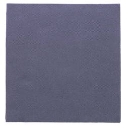 Serviettes pure ouate microgaufrées 2 points bleu marine 38x38 - carton de 1440