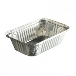 Barquette operculable rectangulaire en aluminium 980 ml - vendu par 1000