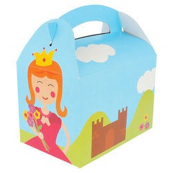 Boîtes menu enfant "château" 17x16x10cm carton - vendu par 300 (PU 0,25€)