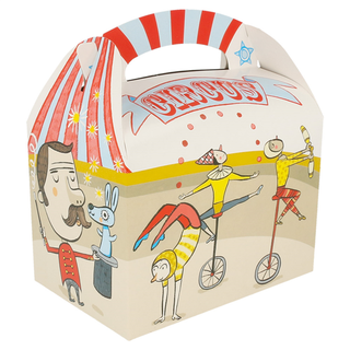 Boîtes menu enfant 'circus' 17x16x10cm carton - vendu par 300 (PU 0,25€)