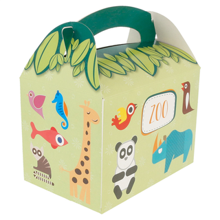 Boîtes menu enfant 'zoo' 17x16x10cm carton - vendu par 300 (PU 0,25€)