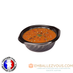 Bol soupe BOWLIPACK noir 480ml - vendu par 600 unités