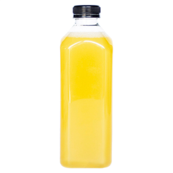 Bouteilles transparentes 1 Litre 7,6x7,6x22,6 cm PET - vendu par 70 unités (Prix unitaire = 0,9 euros)