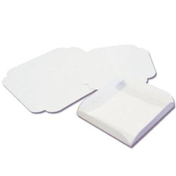 Carré rainé 17x17cm blanc carton - vendu par 250 (PU 0,02€)
