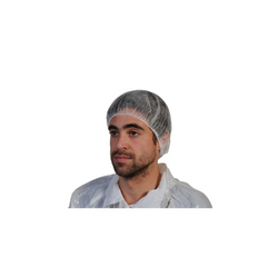 Charlottes blanches clip non tissé blanc - vendu par 100 (PU 0,08€)