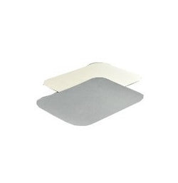 Couvercle pour barquette aluminium operculable rectangulaire 980 - vendu par 1000
