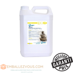 Nettoyant Sol dégraissant désinfectant fongicide et virucide Normé HACCP NET GERM  en 5 L