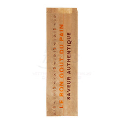 Sacs baguette kraft neutre 100x40x500cm - vendu par 1000 unités