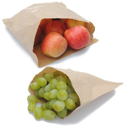 Sacs 3 kg fruits&légumes naturel kraft 240+70x355cm - vendu par 1000 unités